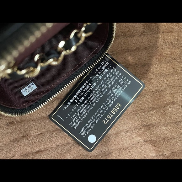 Chanel Mini Vanity With Chain Bag Black Lambskin - Picture 8 of 10